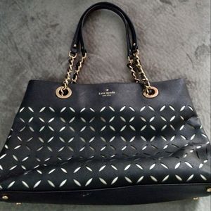 Kate Spade Large Perforated Triple Compartment Tote